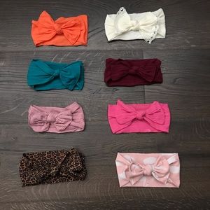 🎀 Lot of 8 Baby Bling Bows Headbands 🎀